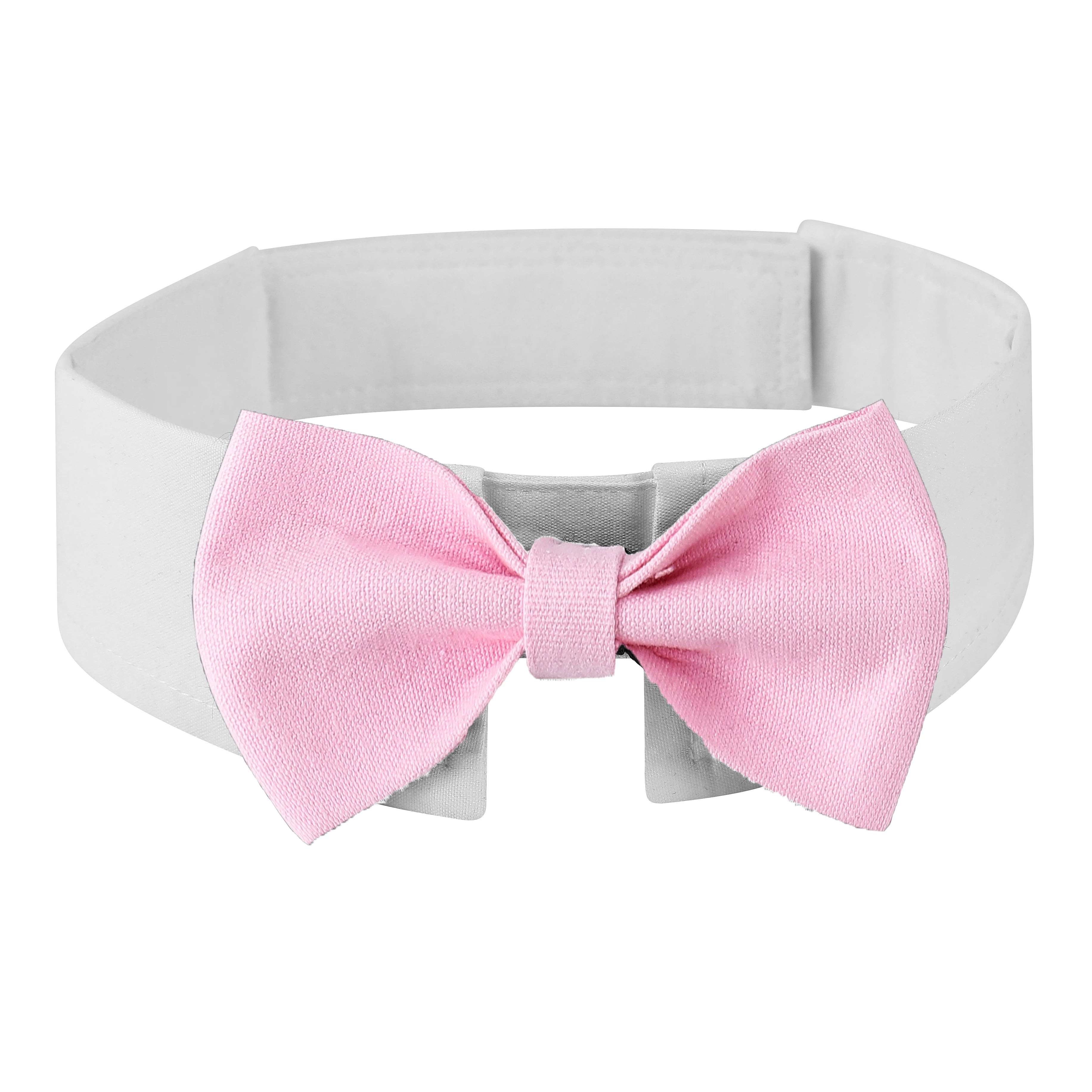 Adjustable Pet Tuxedo Bow Tie Collar