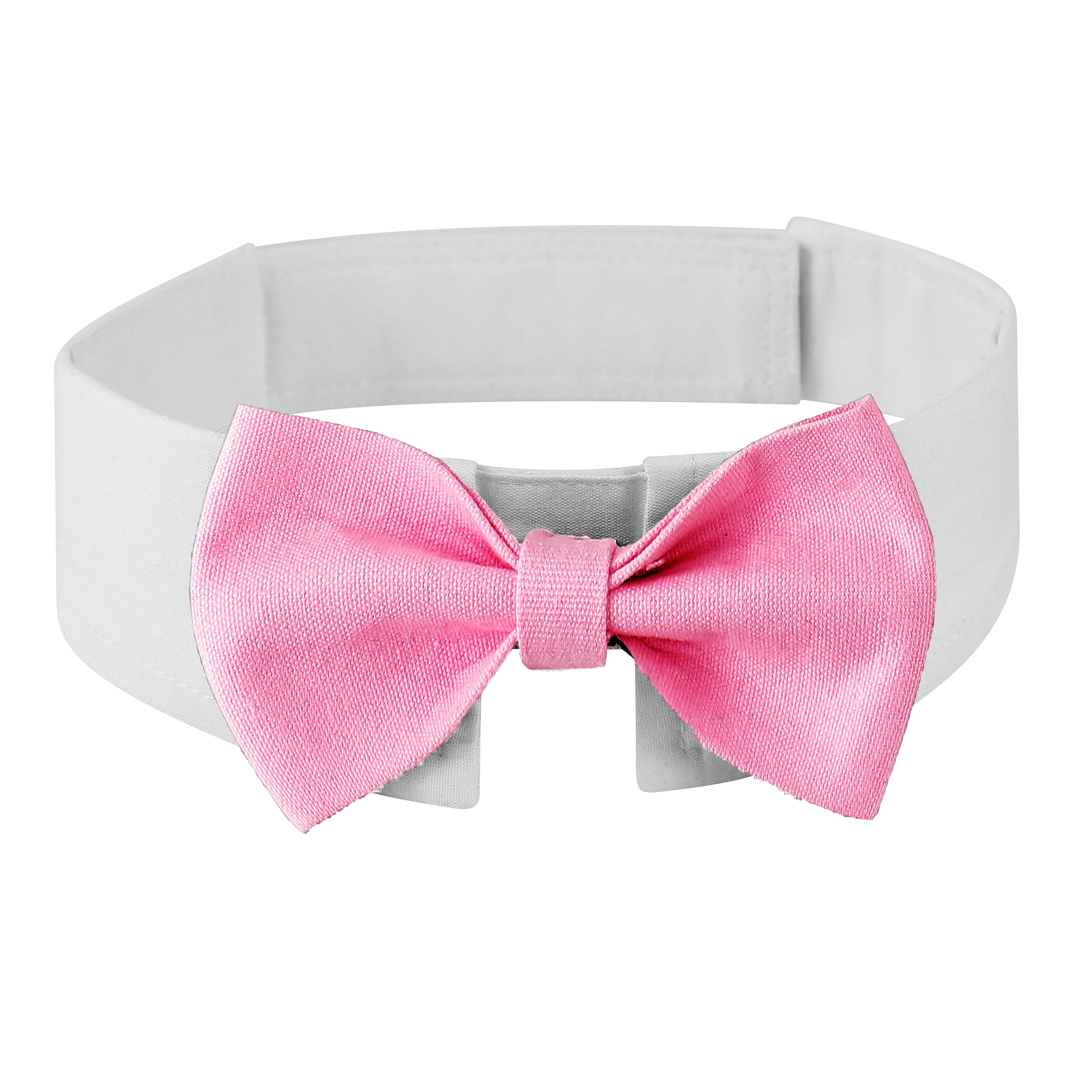 Adjustable Pet Tuxedo Bow Tie Collar
