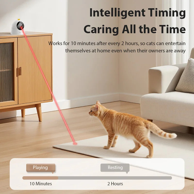 Cat Laser Toy -Rechargeable Smart Motion with Magnetic Base
