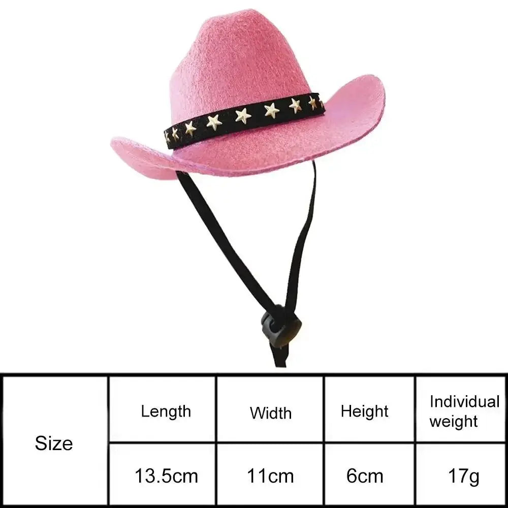 Adjustable Cowboy Hat for Dogs & Cats
