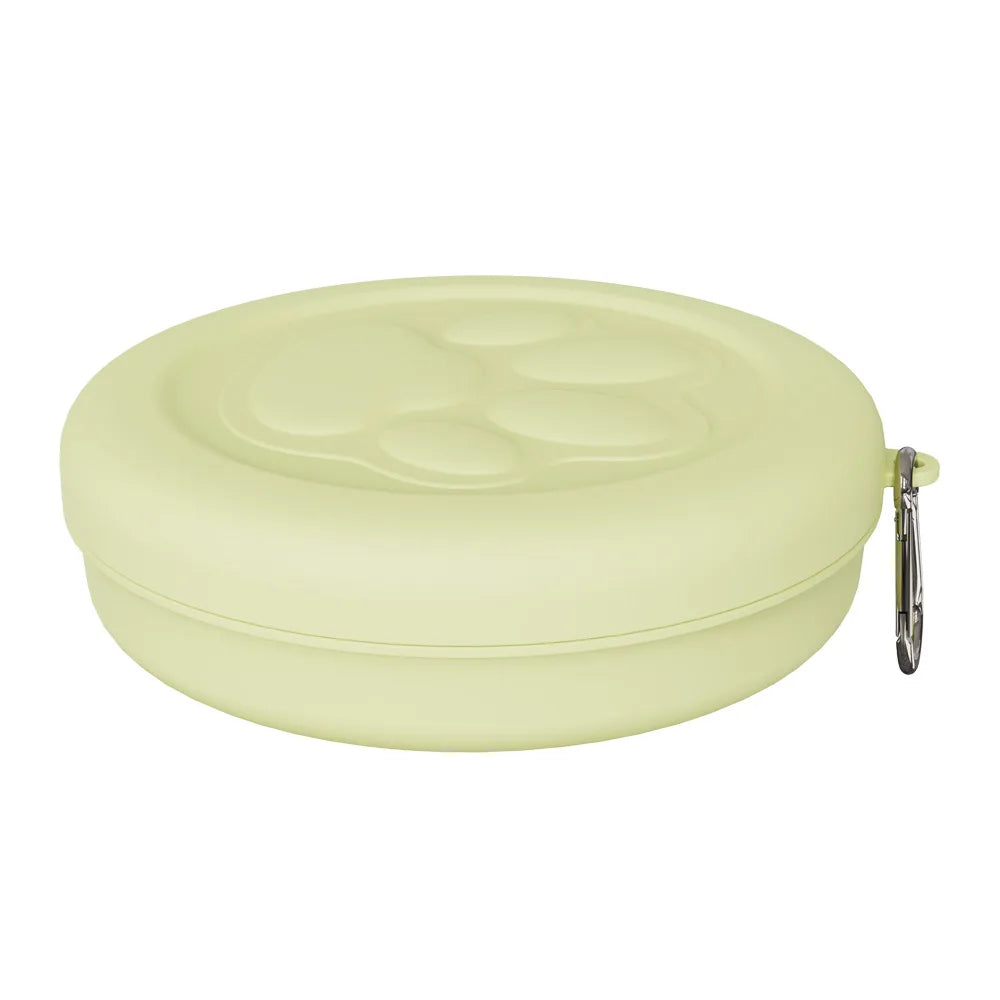 Portable 2-in-1 Pet Travel Bowl with Lid Water Dish