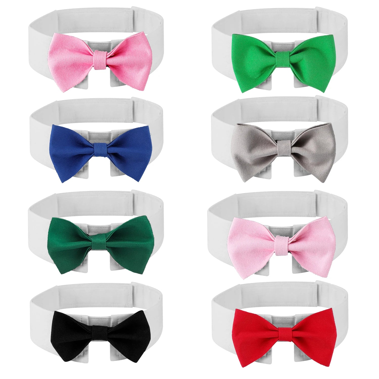 Adjustable Pet Tuxedo Bow Tie Collar
