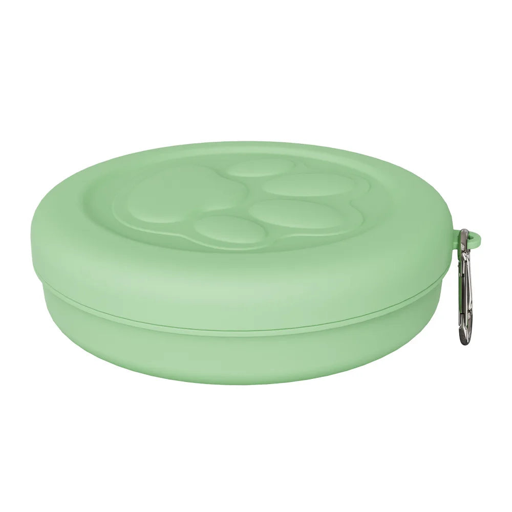 Portable 2-in-1 Pet Travel Bowl with Lid Water Dish